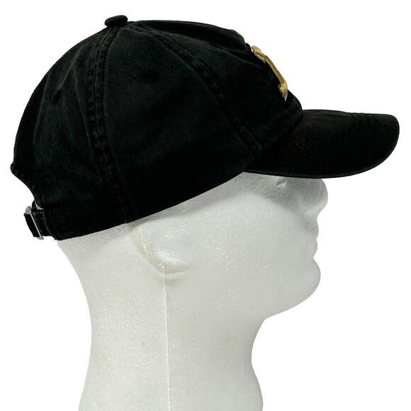 Purdue University Boilermakers Dad Hat Cap Black Strapback NCAA College 6 Panel - Picture 9 of 12